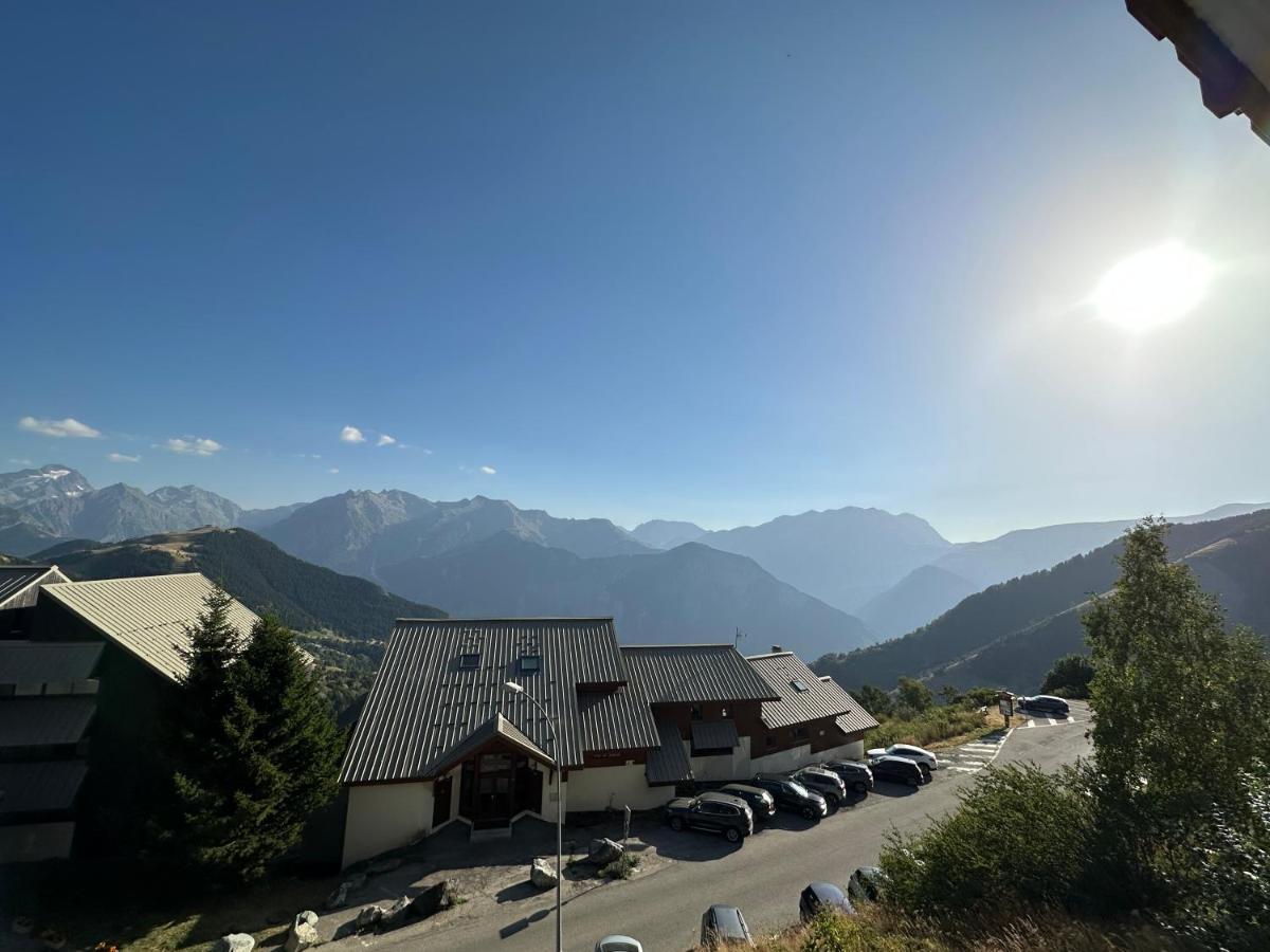 Sunny Studio 25 M2 Mountain View Balcony In Alpe D Huez District Eclose Alpe d'Huez Exteriér fotografie